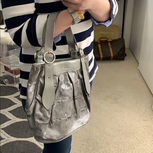 Daphane gray hand bag